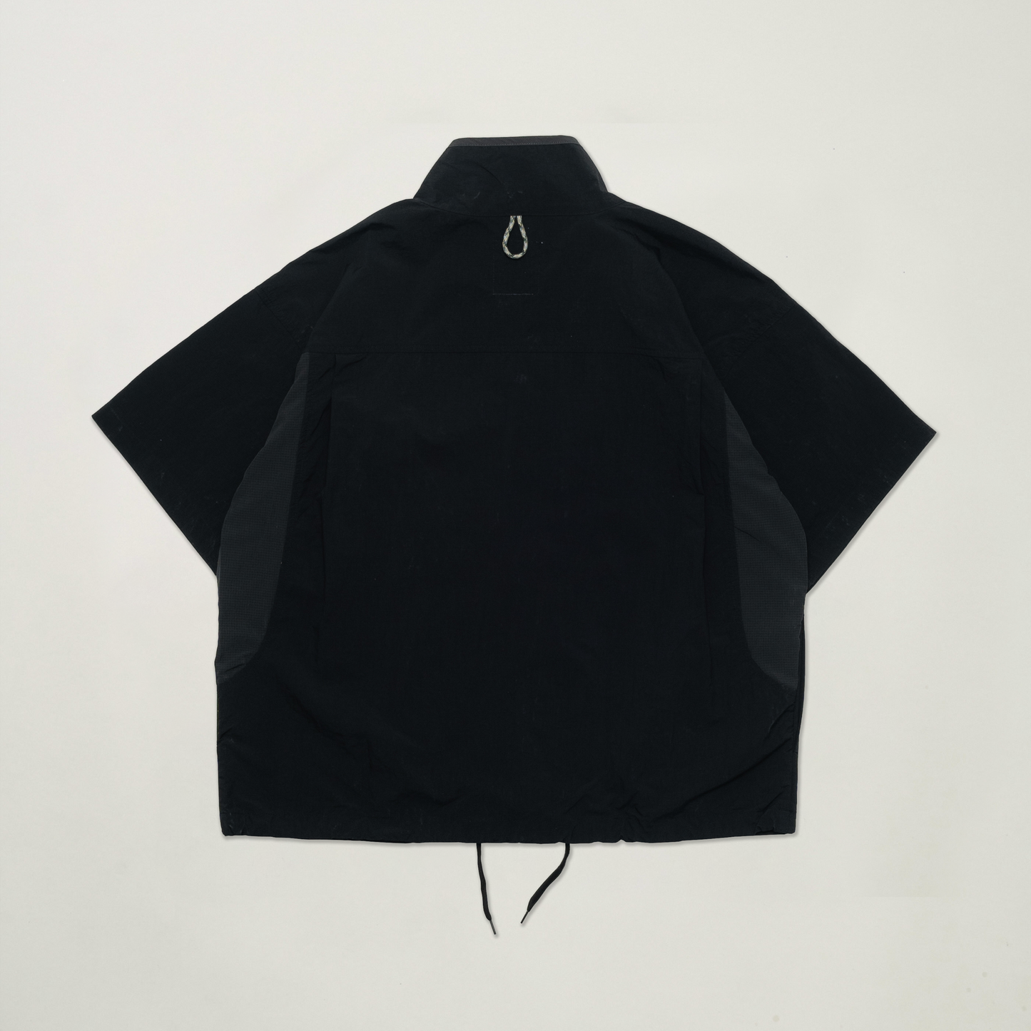 Half Snap Pullover Shirt (Black)