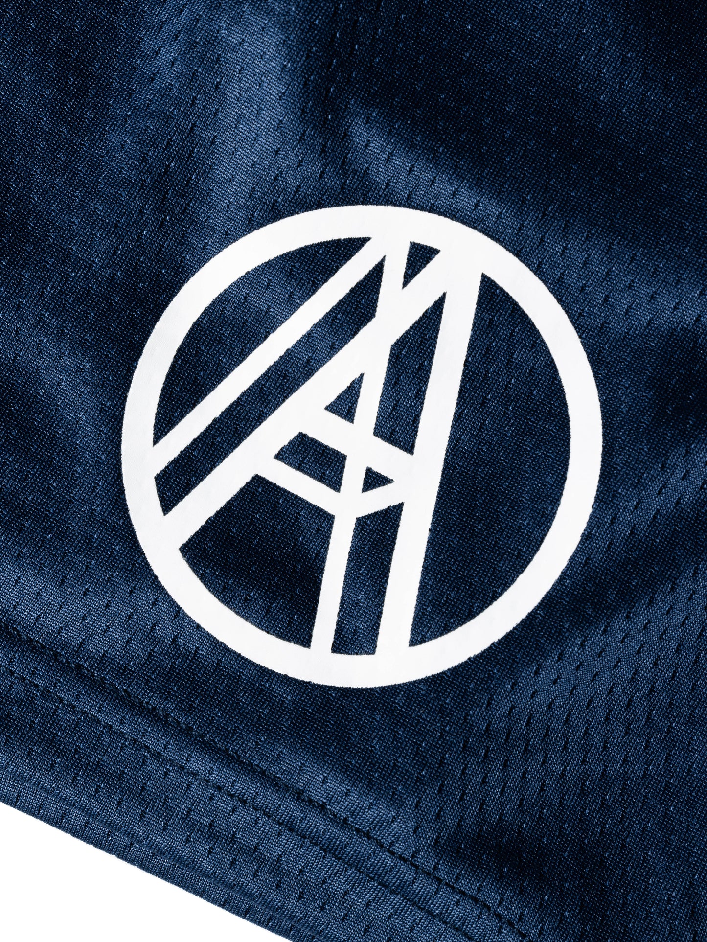 LOGO MESH SHORTS NAVY