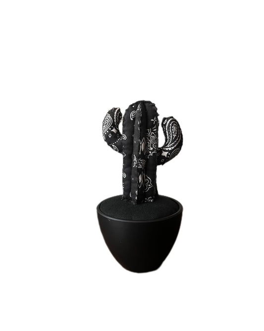 CACTUS KERCHIEF BANDANA BLACK