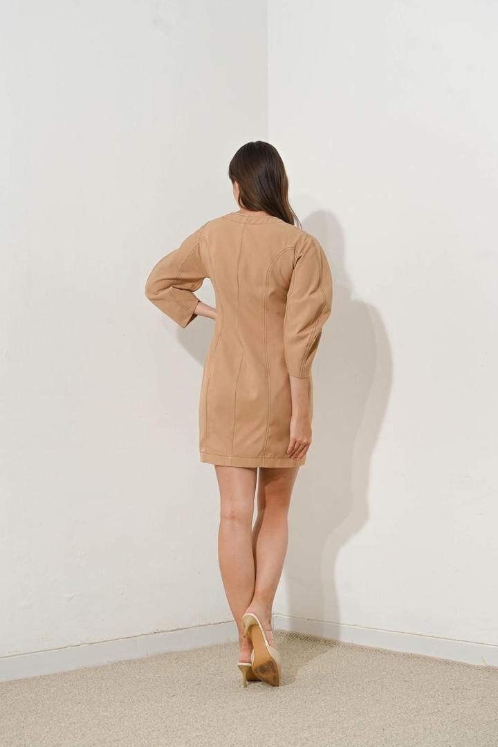 Margaux Dress In Brown