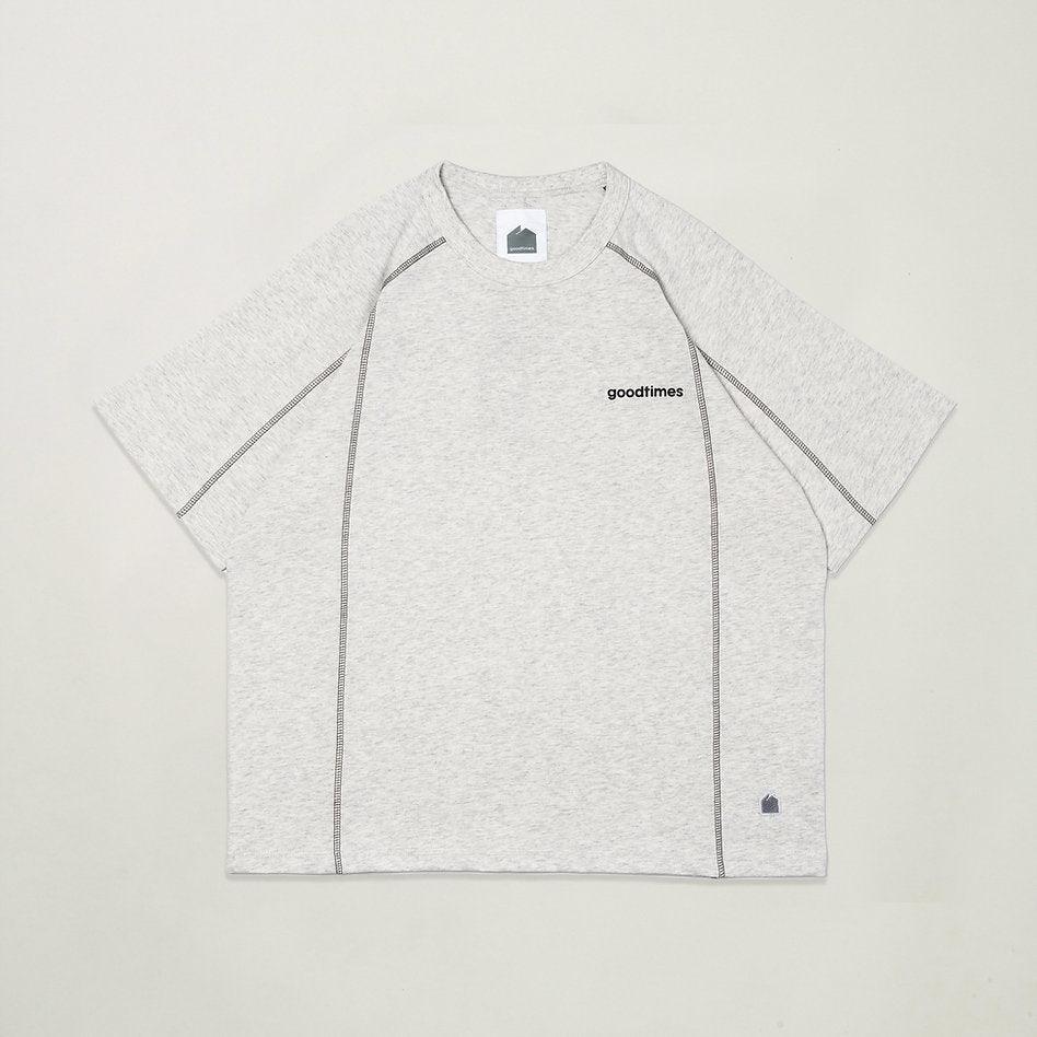 Splice Tee (Melange Grey)