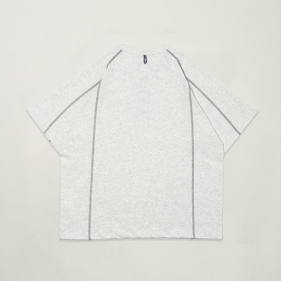 Splice Tee (Melange Grey)