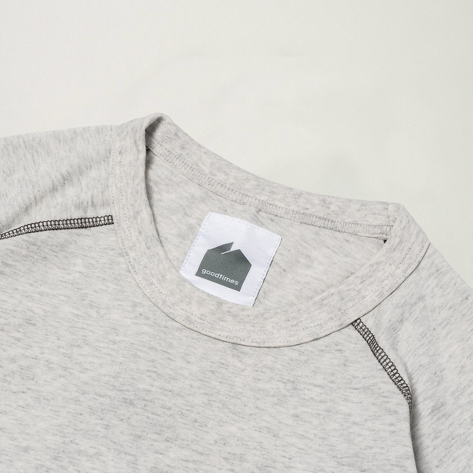 Splice Tee (Melange Grey)