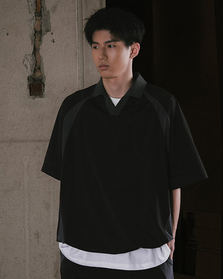 Smock Tech Shirt (Black )