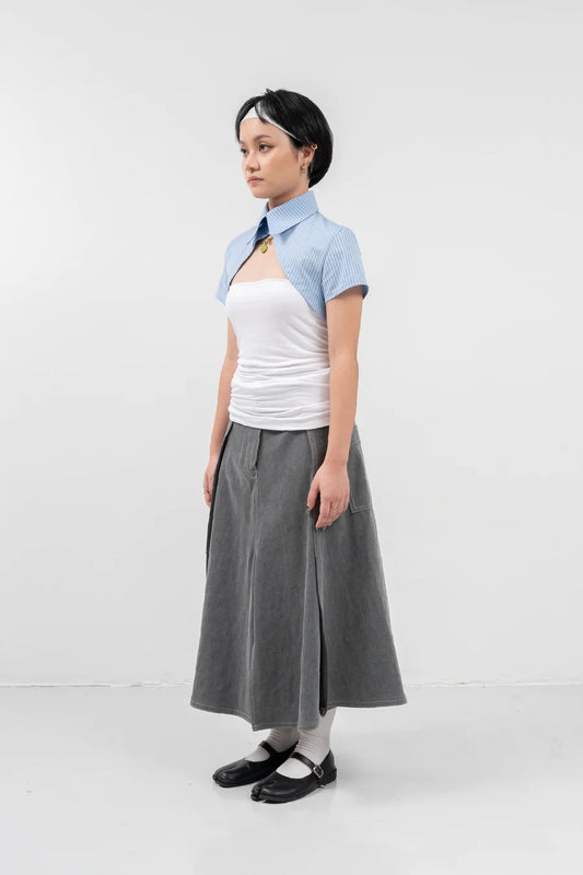 Striped Shirt Bolero