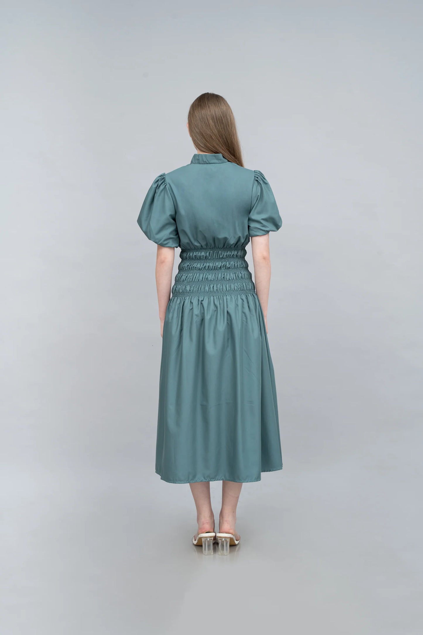 SINA DRESS IN EMERALD