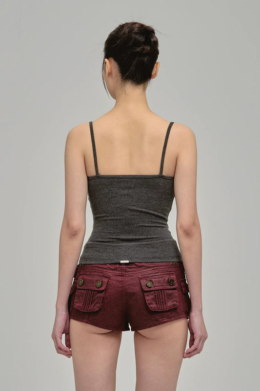 UTILITY SHORTS  MAROON