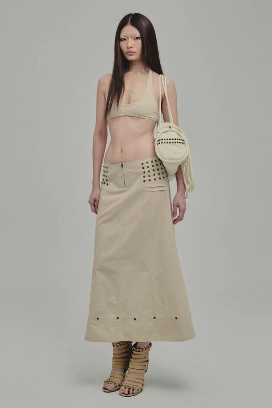AMMO MAXI SKIRT BEIGE