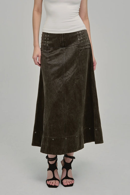 AMMO MAXI SKIRT COAL