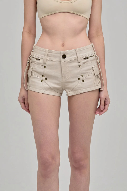 UTILITY SHORTS  BEIGE