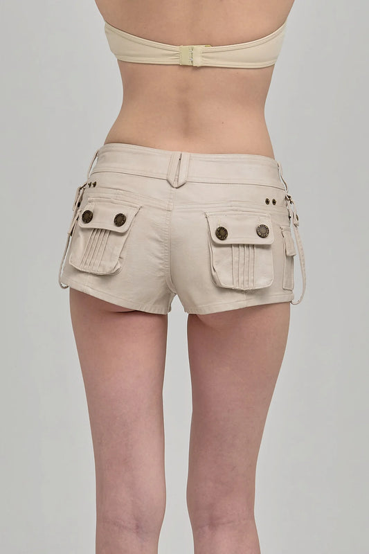 UTILITY SHORTS  BEIGE
