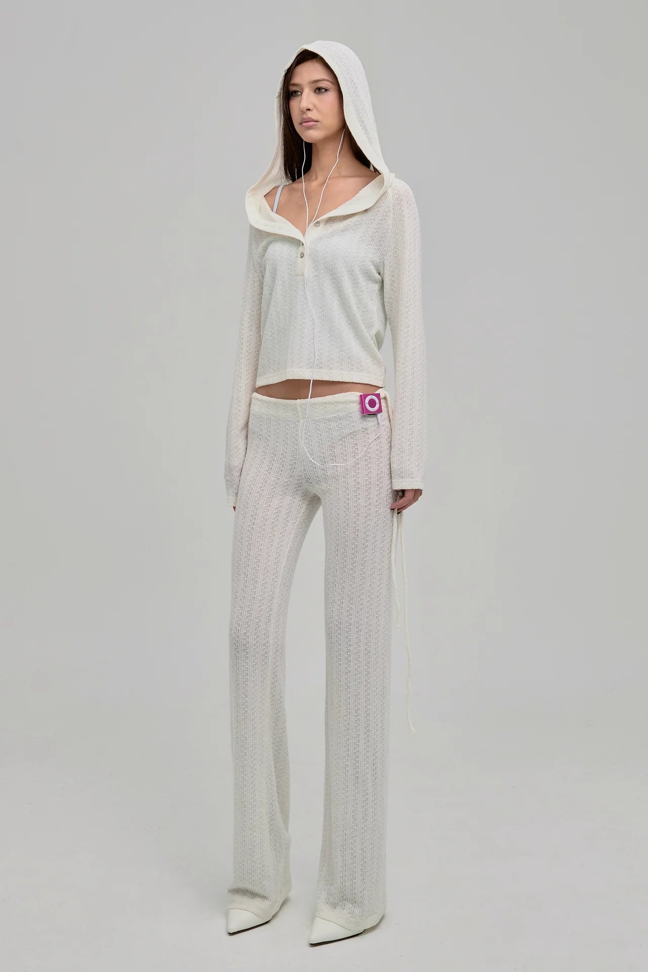 DAZED KNIT PANTS CREAM