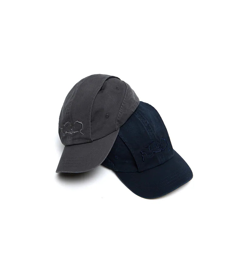 Washed Grey - Dst. Split Cap