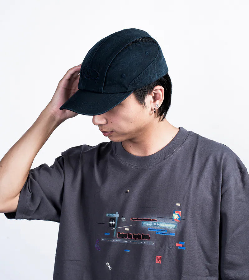 Washed Blue - Dst. Split Cap