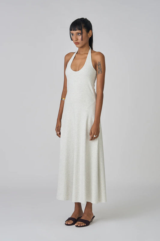 Maxi Layered Dress - Blue/Grey