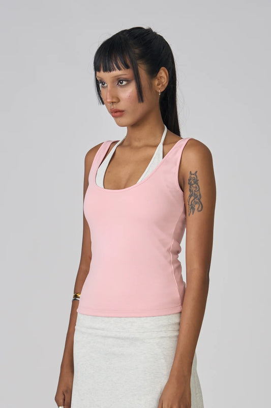 Duo Tank - Pink/Grey