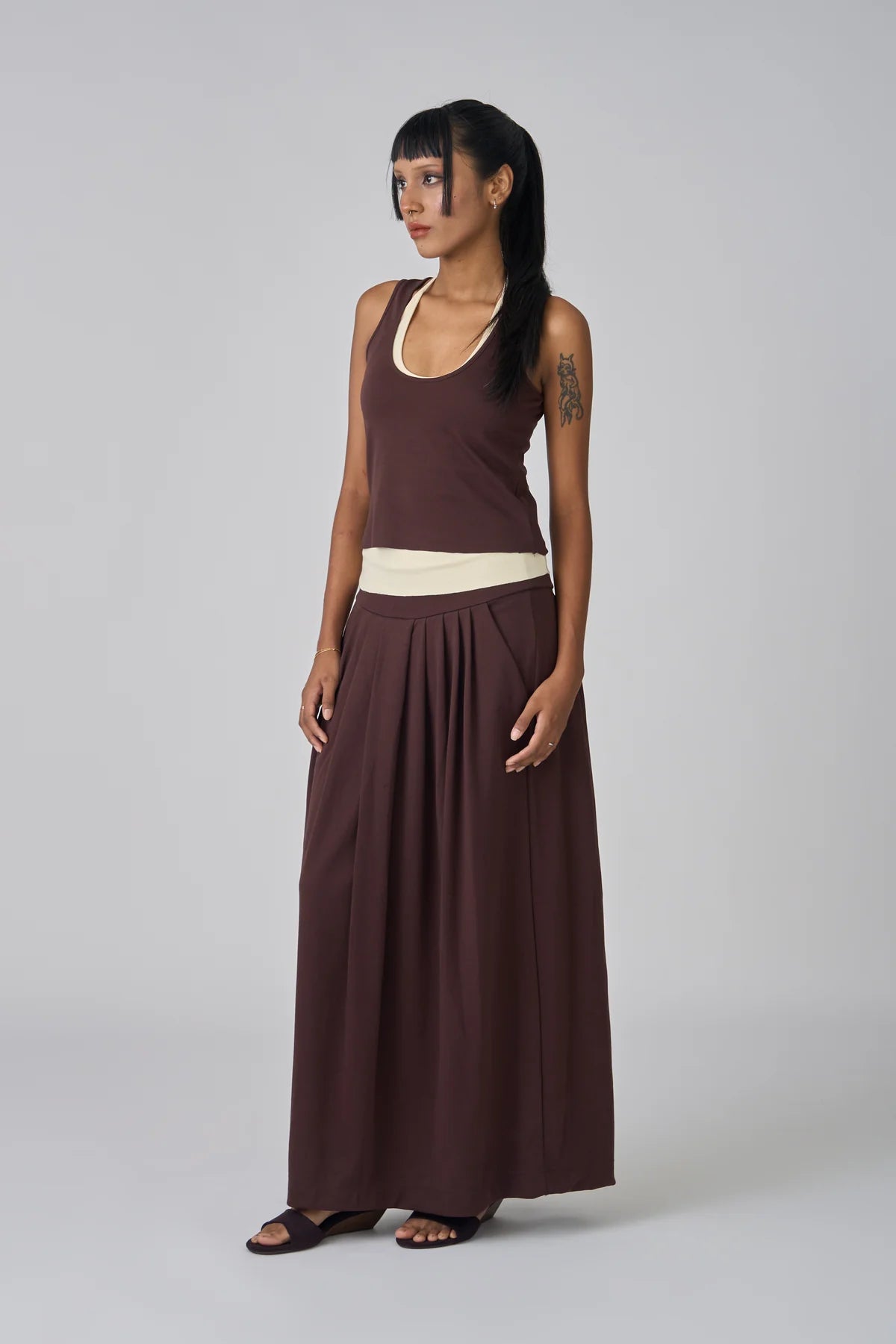 Duo Tank - Chestnut / Butter
