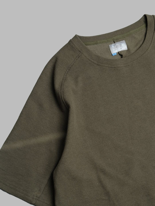 Waffle Tee / Cotton - Army Green