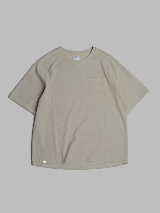 Waffle Tee / Cotton - Army Grey