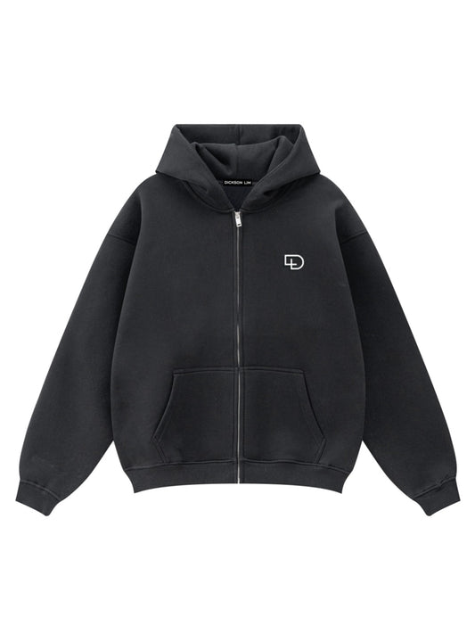 DL ZIP-UP - BLACK