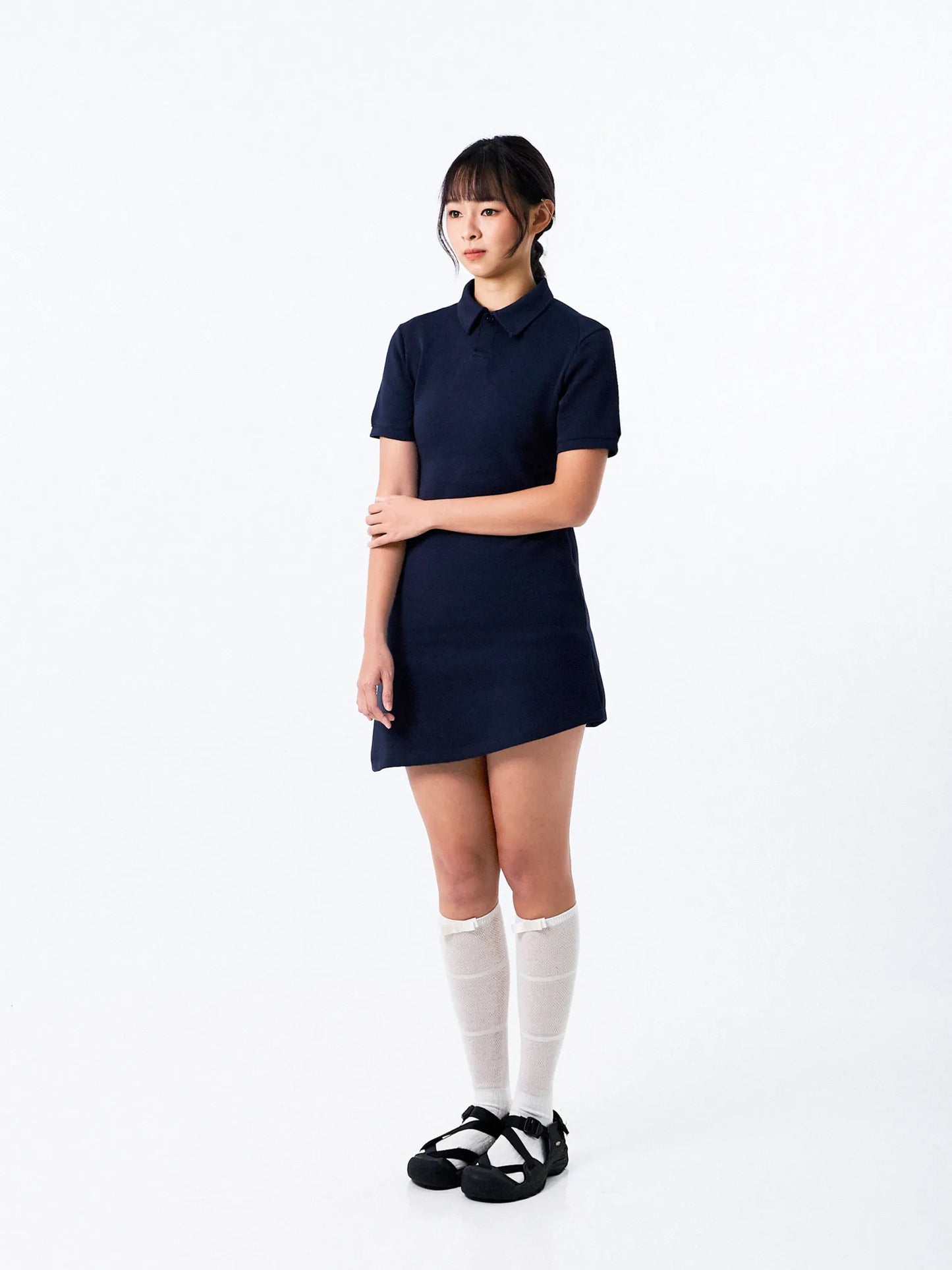 DEFINED CUT POLO DRESS