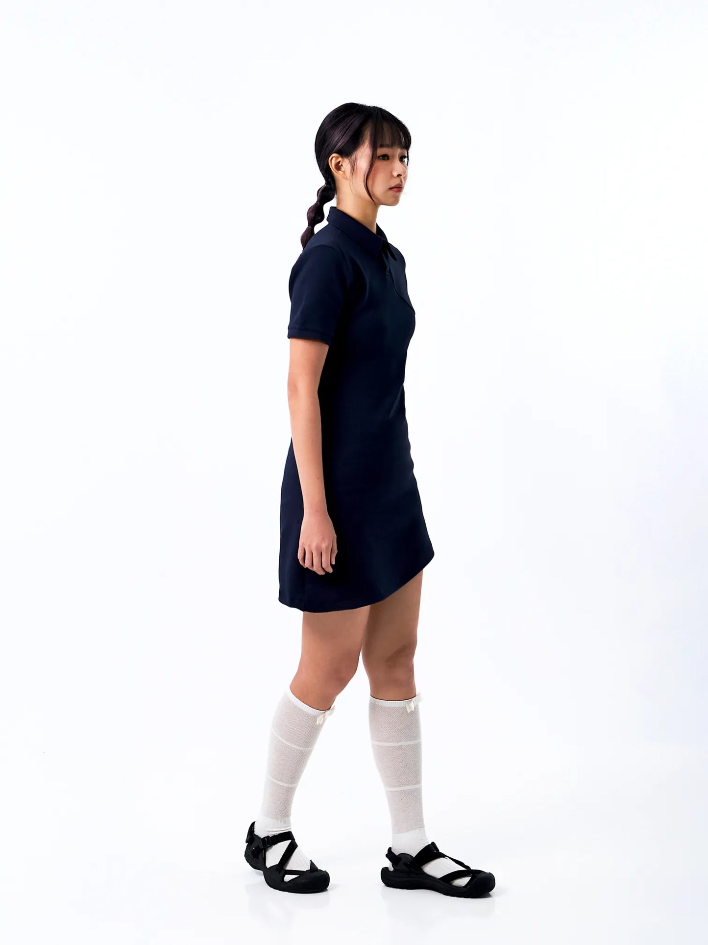 DEFINED CUT POLO DRESS