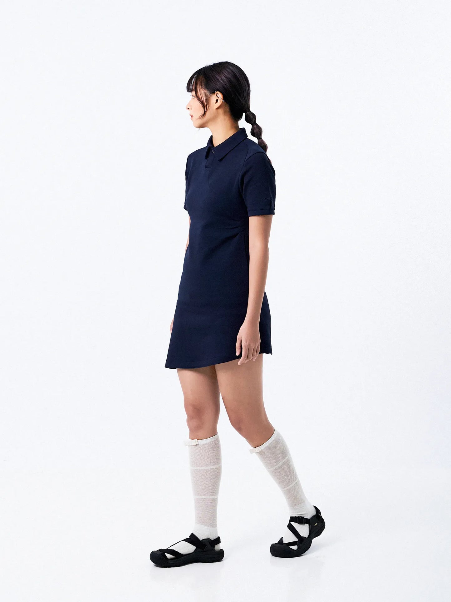 DEFINED CUT POLO DRESS