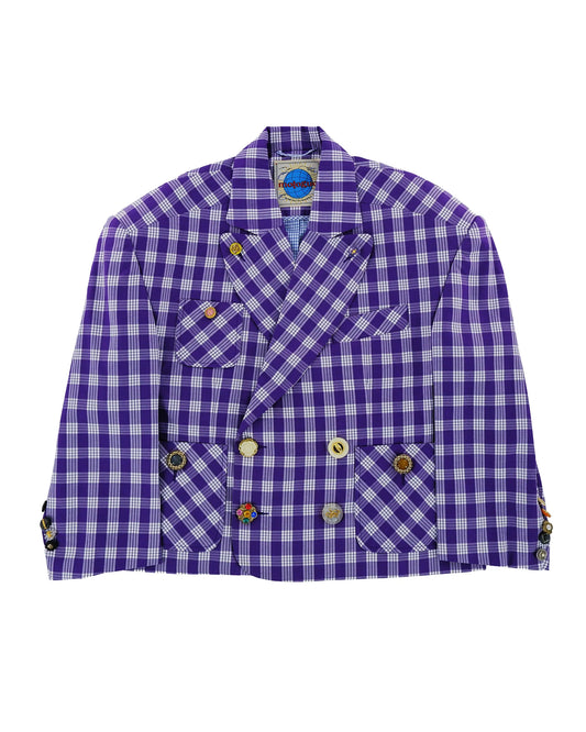 Palaccheck Gold Care Jacket (Eggplant Purple)