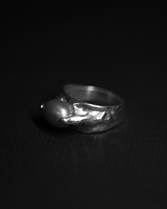 AQUATIC PEARL RING - 0001