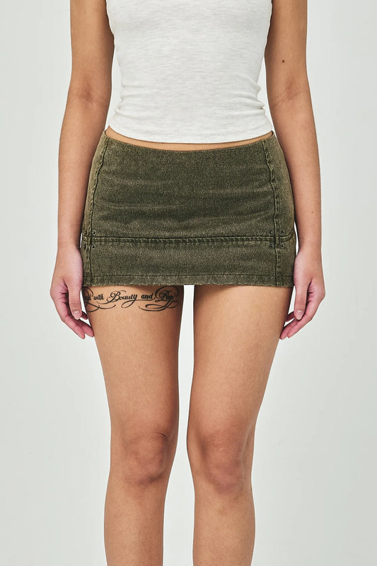 BRUTALIST SKORT GREY