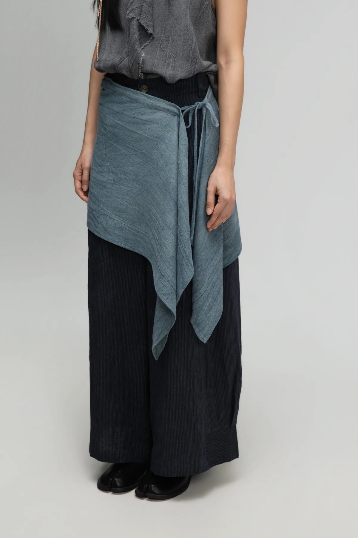 Short Pareo Drape (Tie Dye Teal)