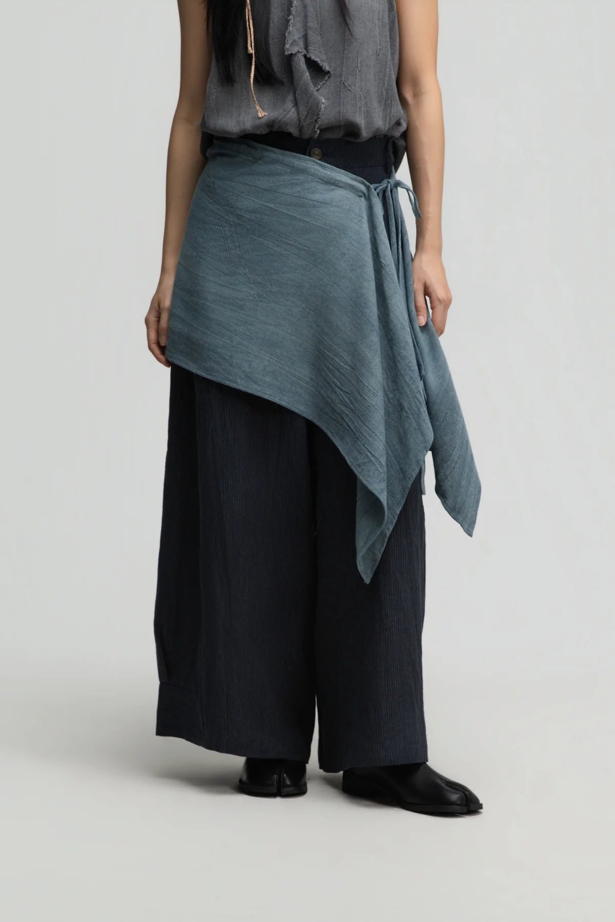 Short Pareo Drape (Tie Dye Teal)