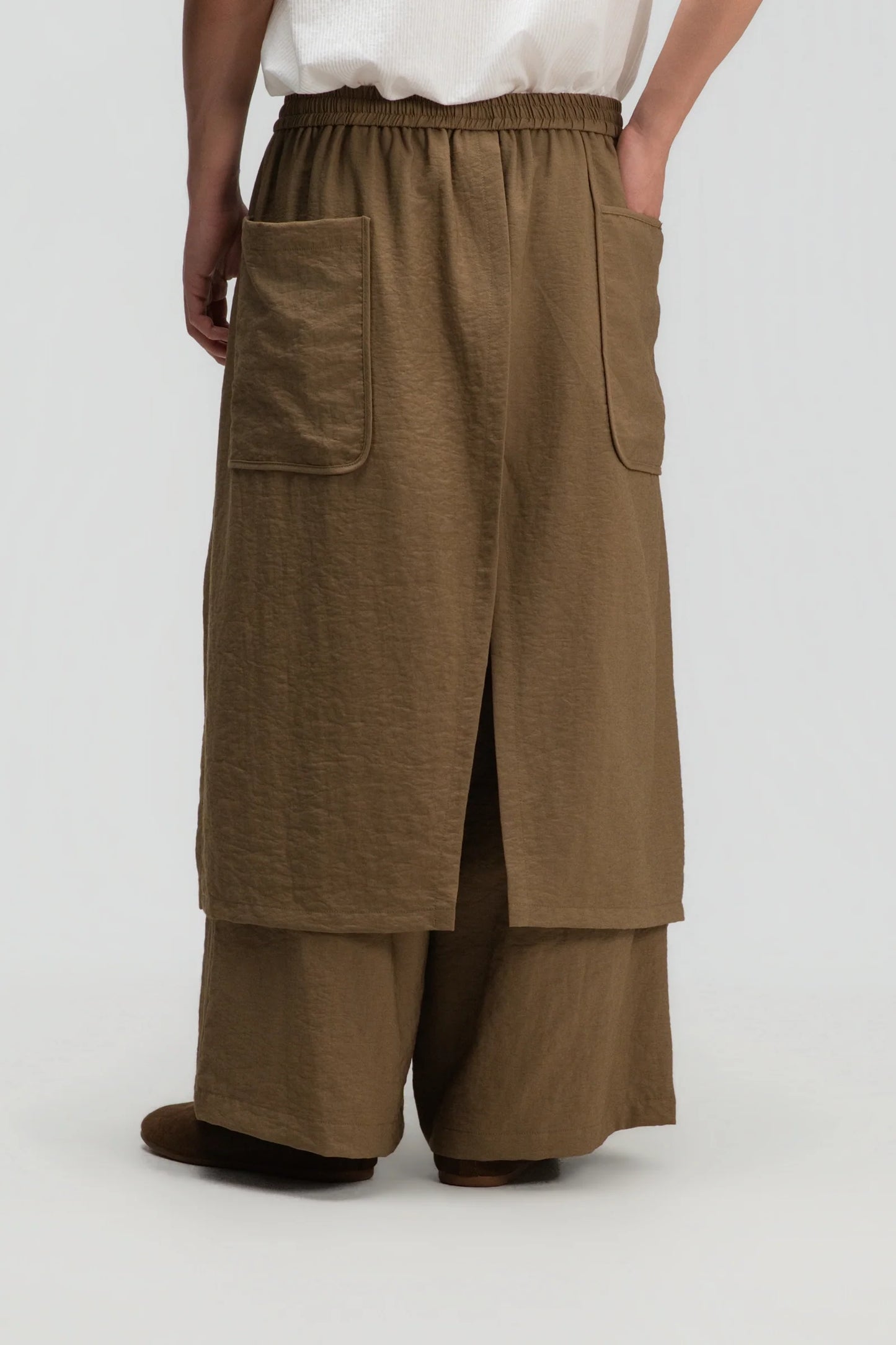 Gender Neutral Panel Cover Long Pants (Mud)