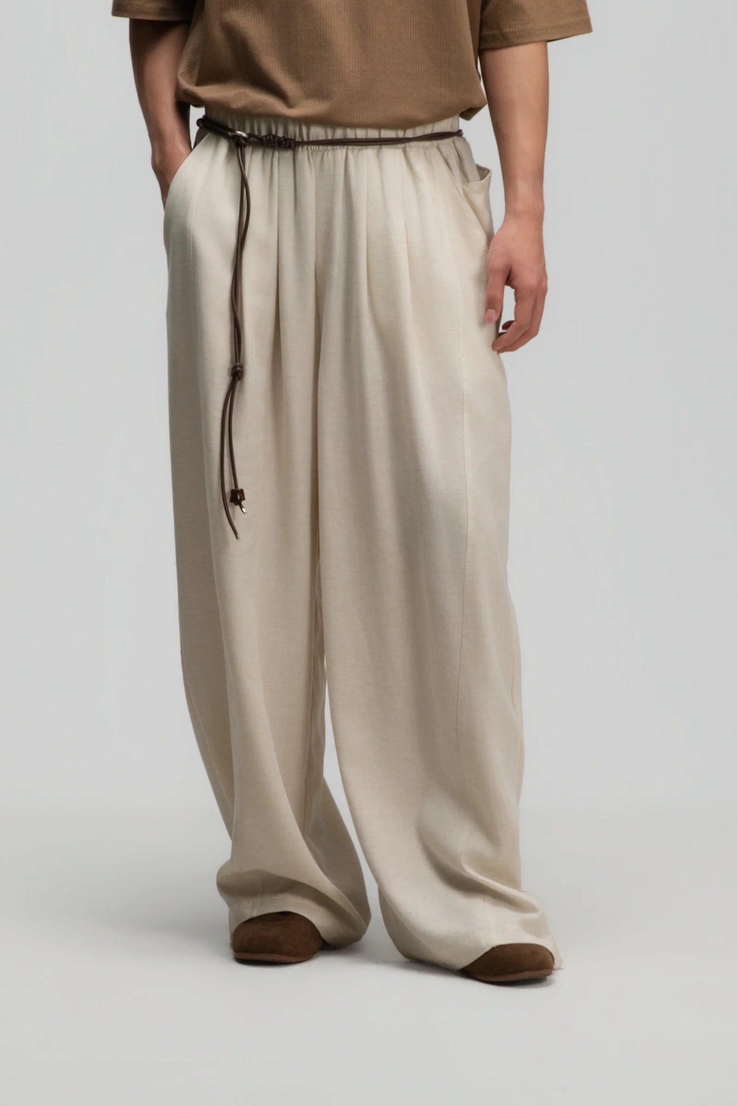 Gender Neutral Convertible Wear Long Pants 2.0 (Off White)