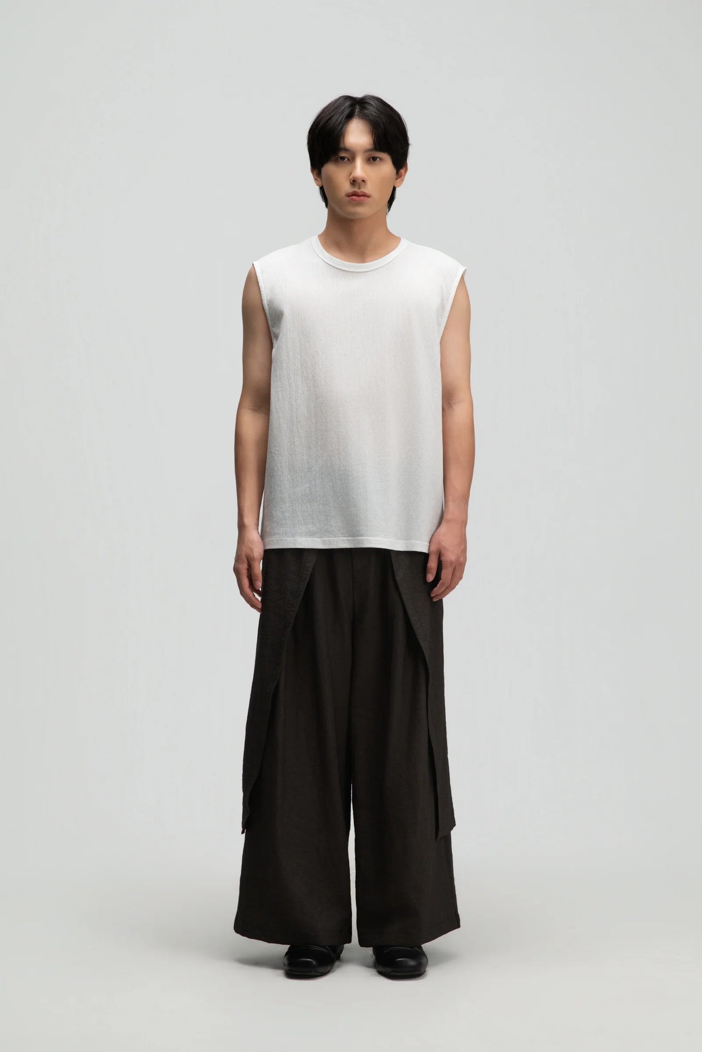 Gender Neutral Panel Cover Long Pants (Dark Grey)