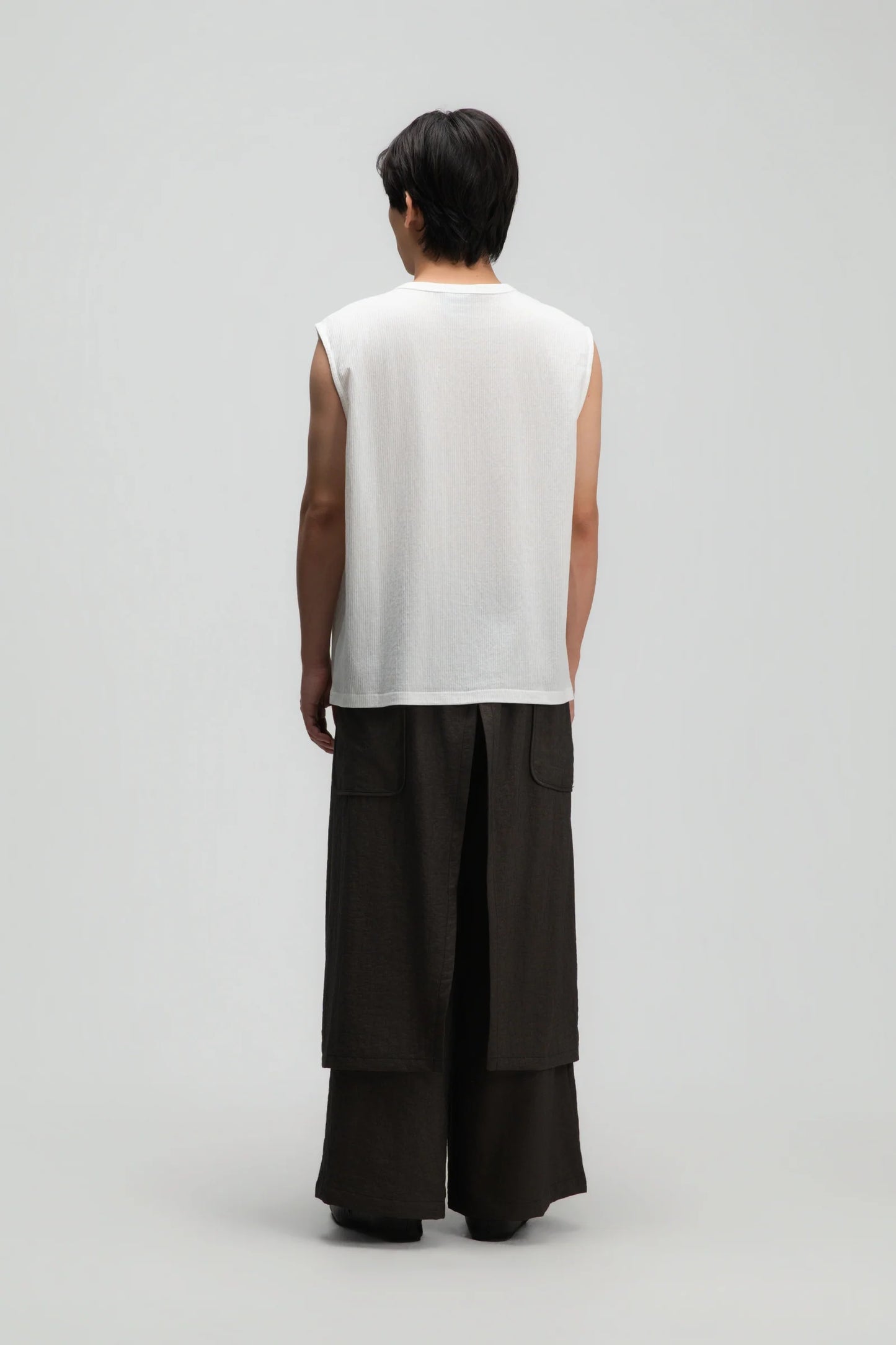 Gender Neutral Panel Cover Long Pants (Dark Grey)
