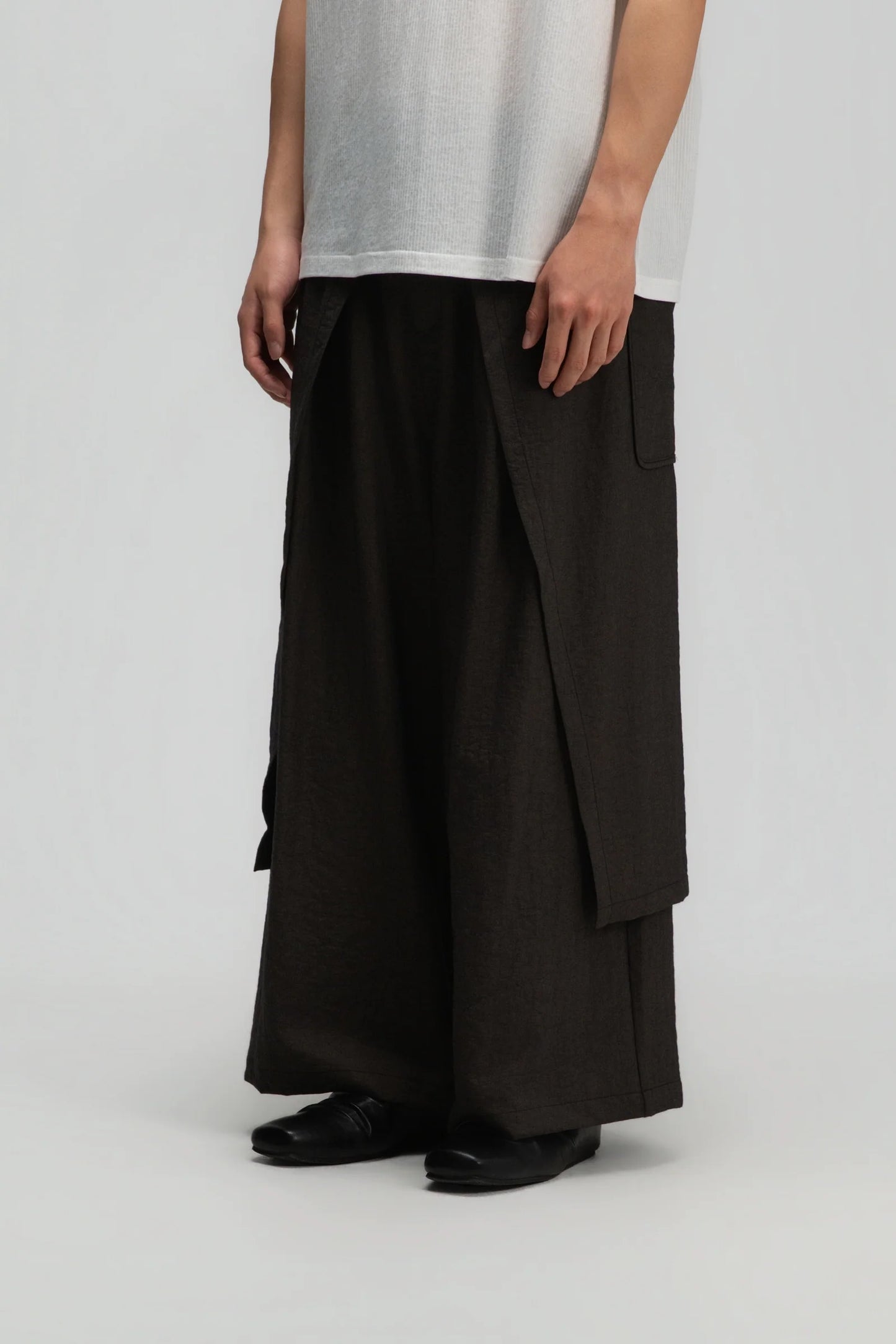 Gender Neutral Panel Cover Long Pants (Dark Grey)
