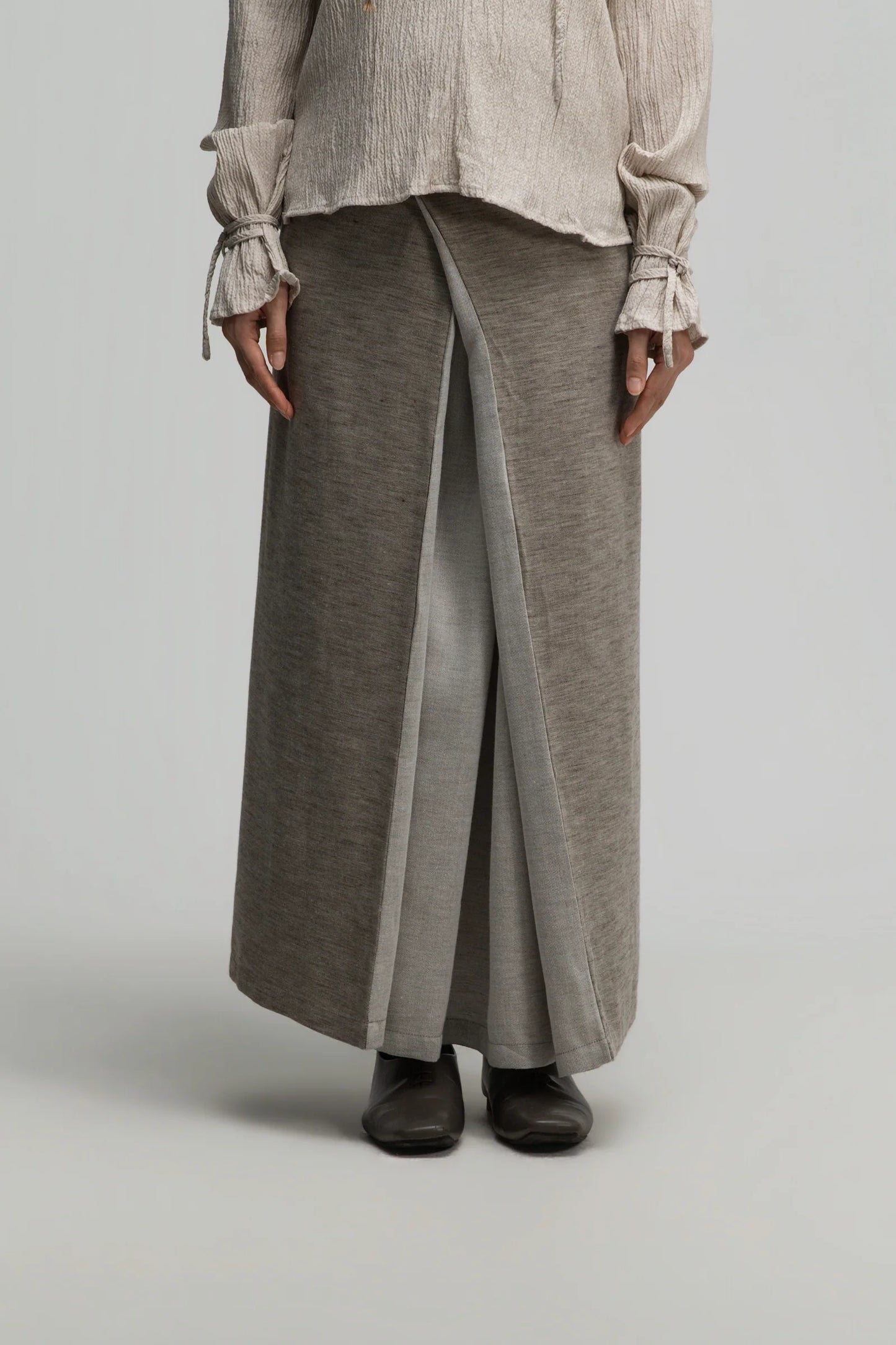 Dual Wear Wrap Skirt 2.0 (Dark Oat)