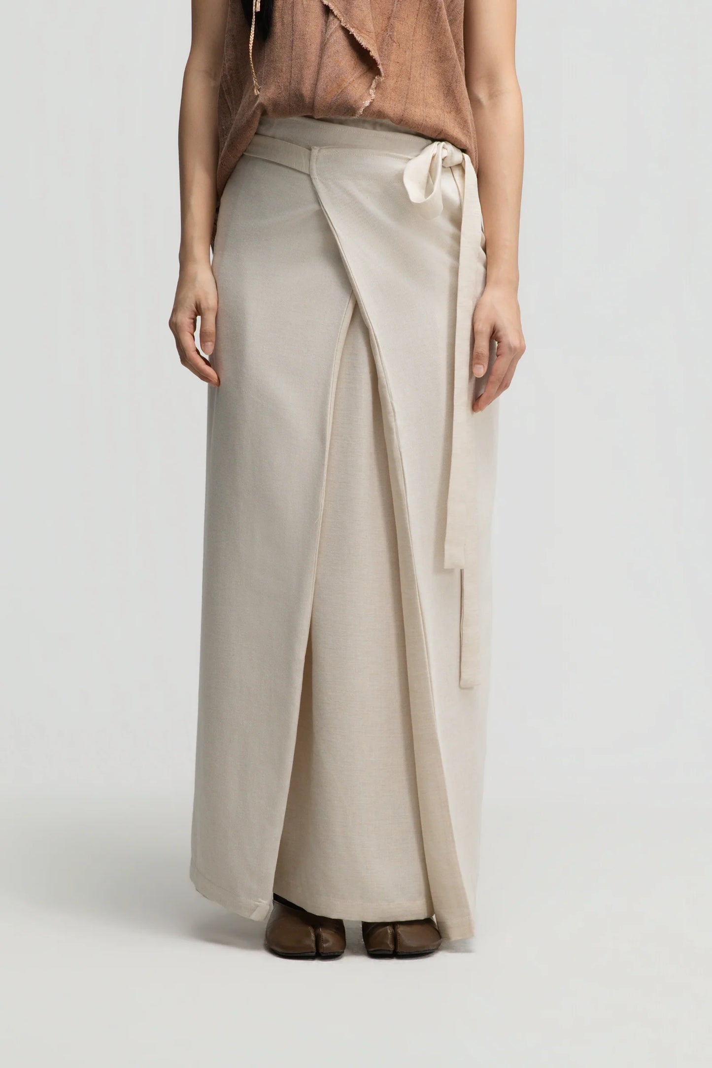 Dual Wear Wrap Skirt 2.0 (Off White)