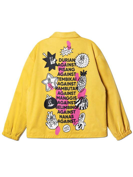 AGAINST X LALA COMPANY FRUIT COACH JACKET