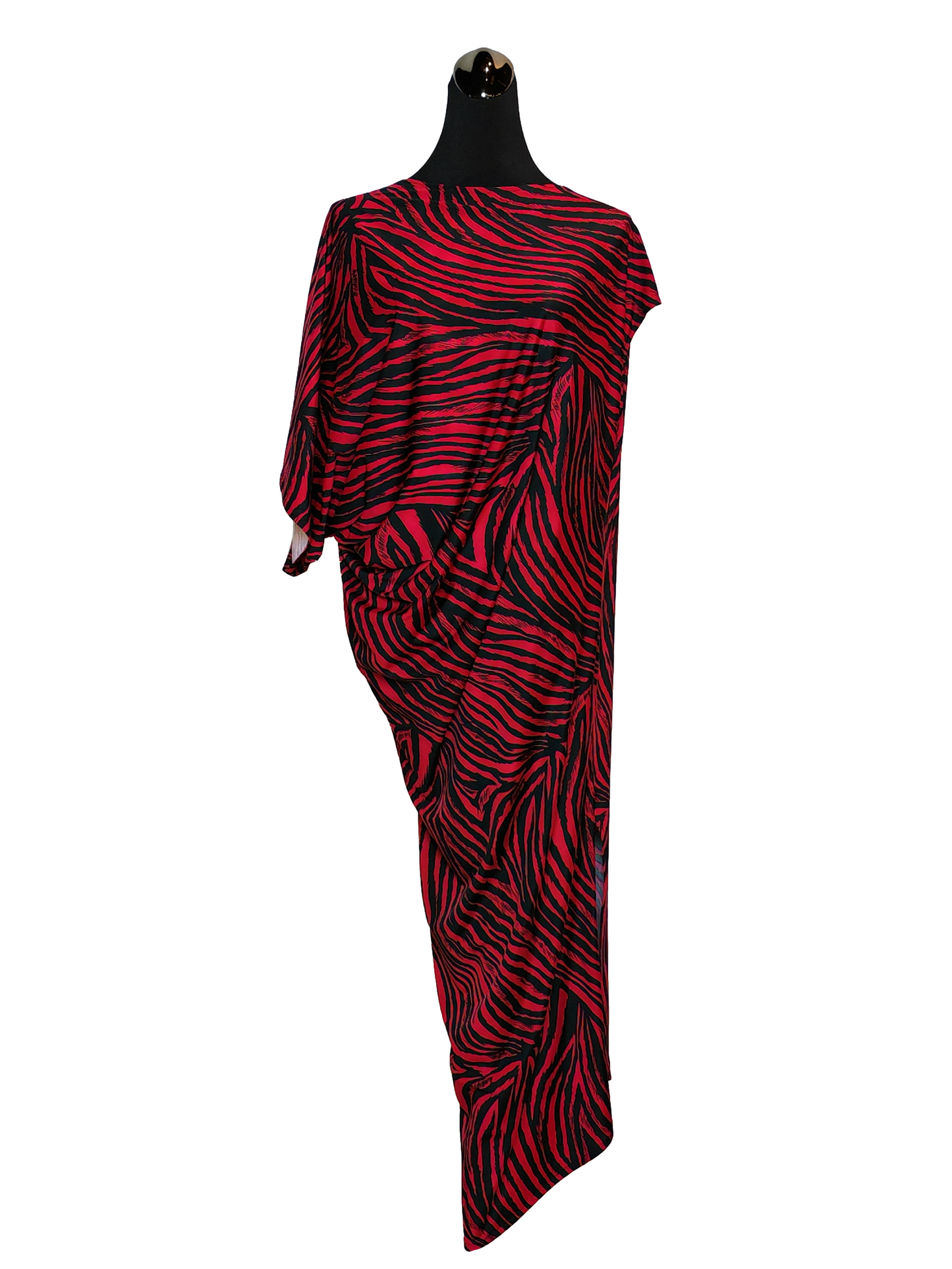Signature Dress - Red Zebra