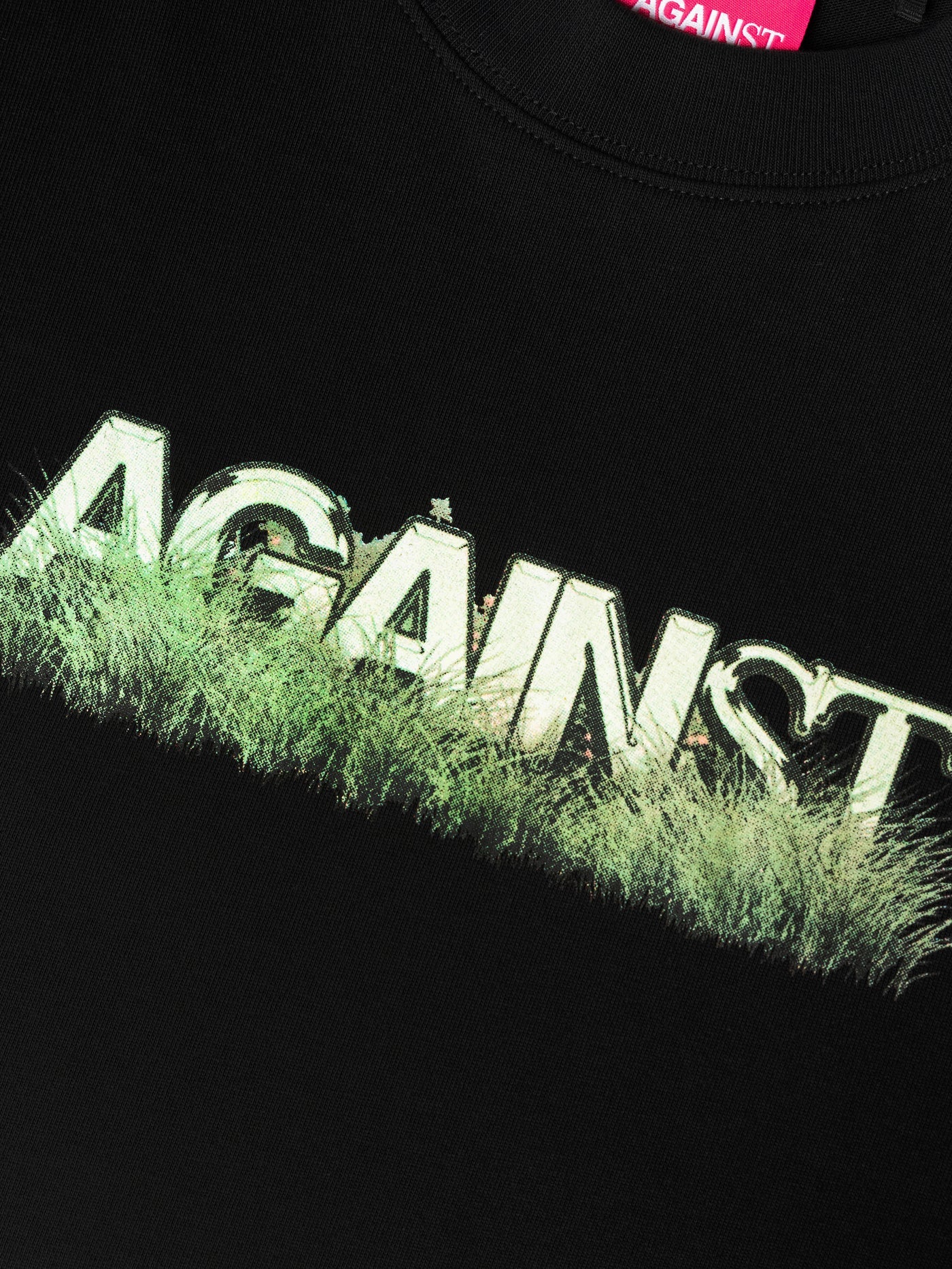 GRASS LOGO TEE BLACK