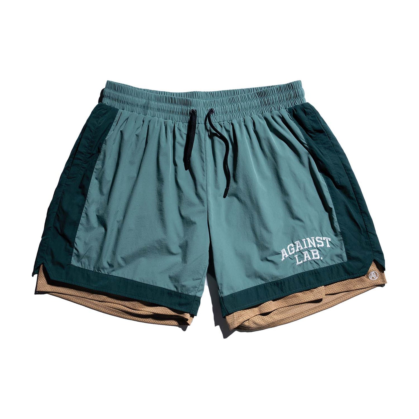 SURRENDER VARSITY LAYERED SHORTS OLIVE