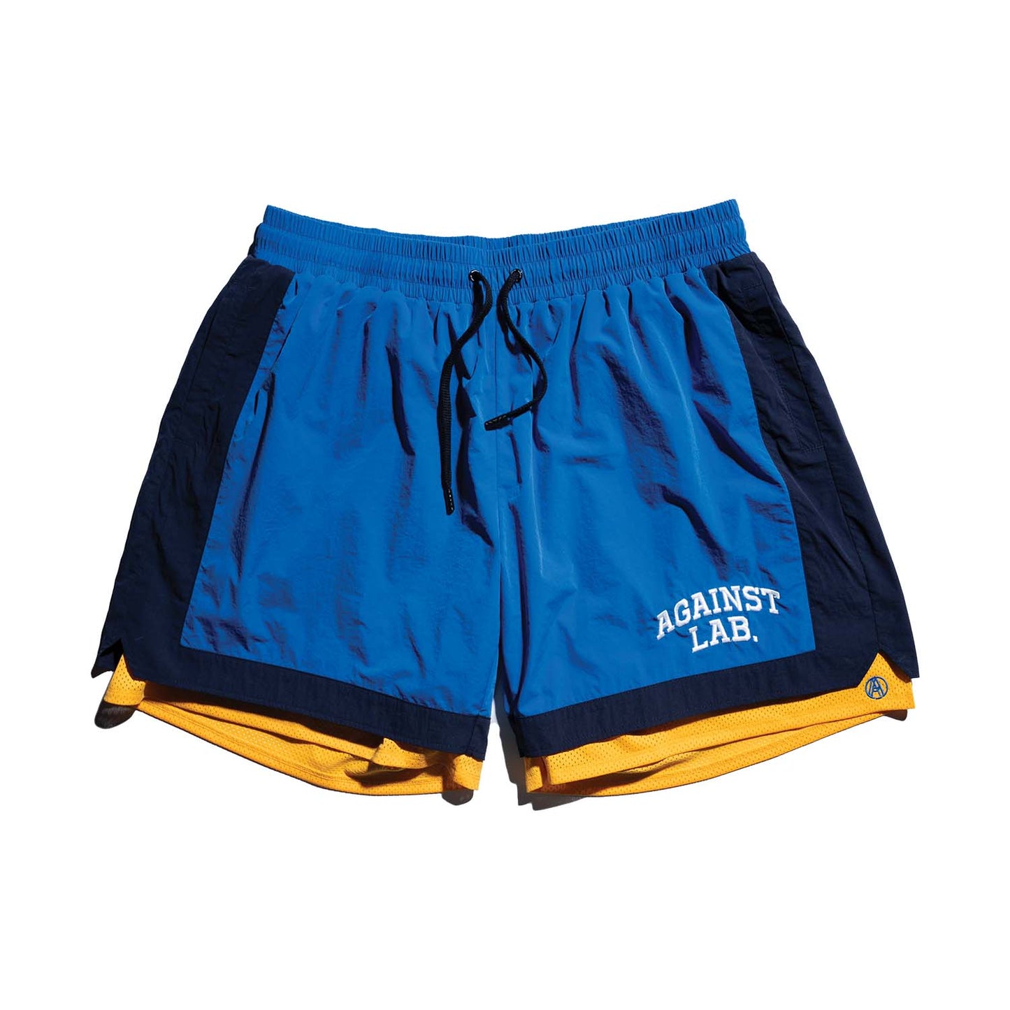 VARSITY LAYERED SHORTS NAVY