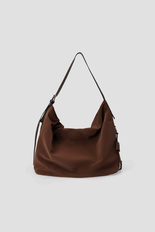 Large Soft Snow Leather Bag (Brown) - BEV C multi label store