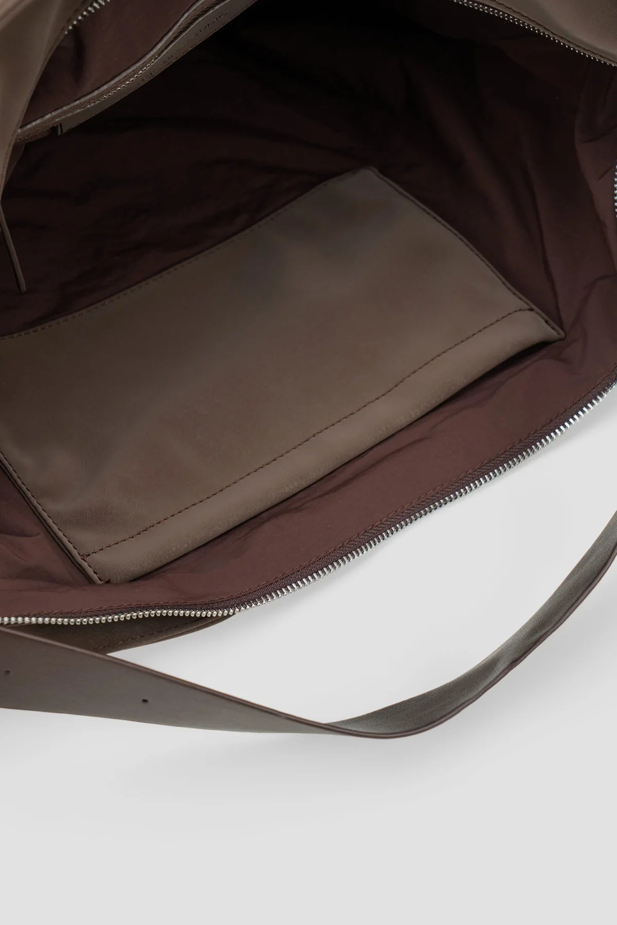 Large Soft Snow Leather Bag (Espresso)