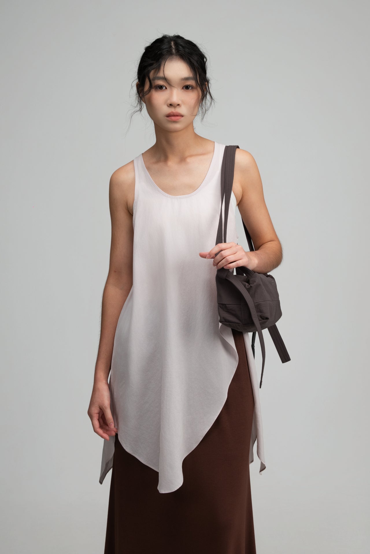 Small Loaf Nylon Bag (Dark Grey) - BEV C multi label store