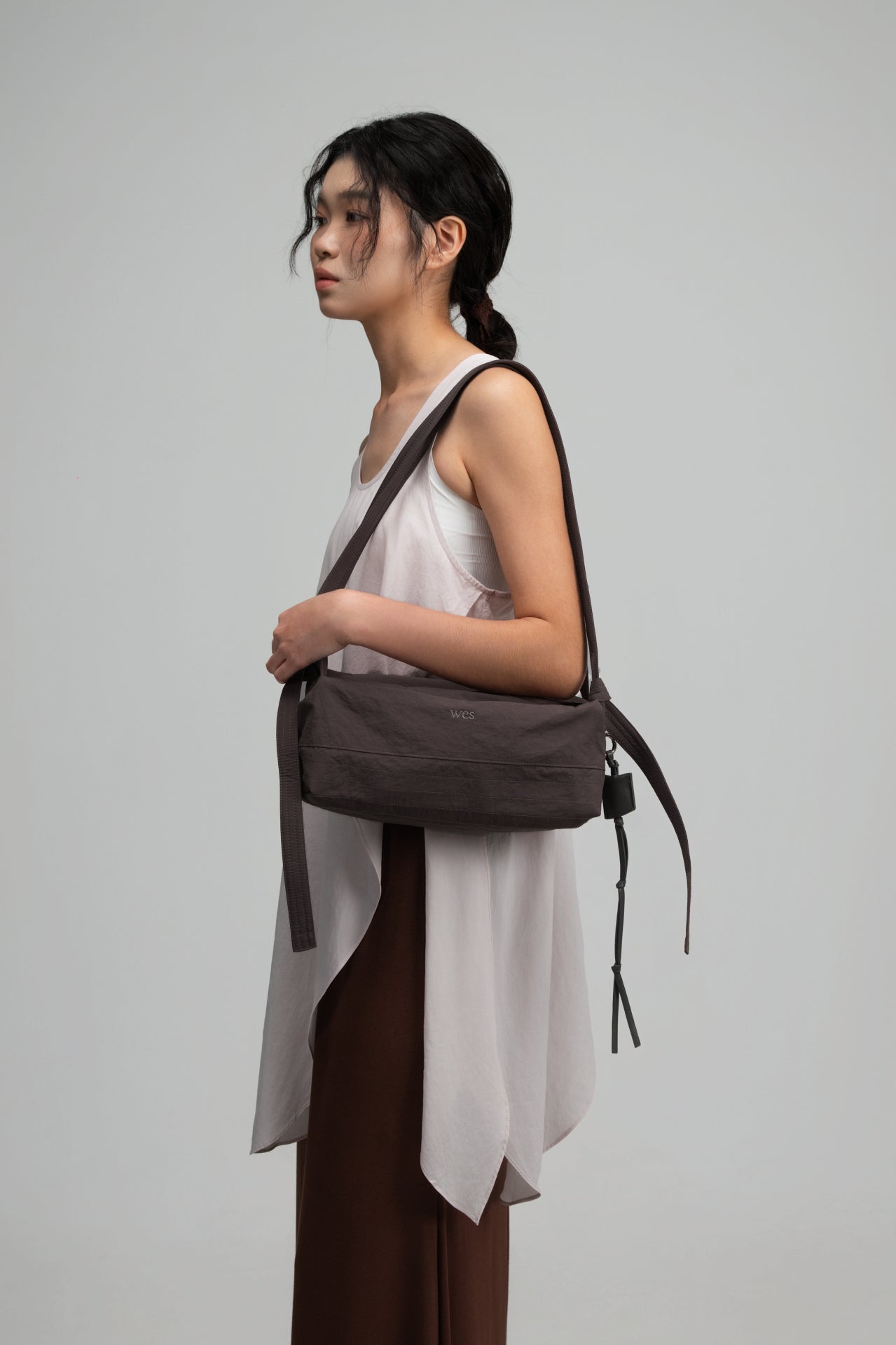 Small Loaf Nylon Bag (Dark Grey) - BEV C multi label store