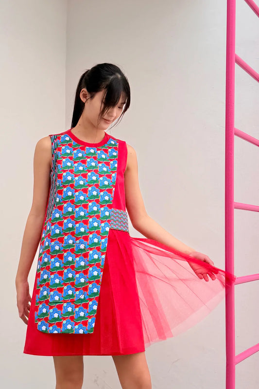 LUNAR 2026 DD01 || CHEERFUL MINI DRESS - BEV C multi label store