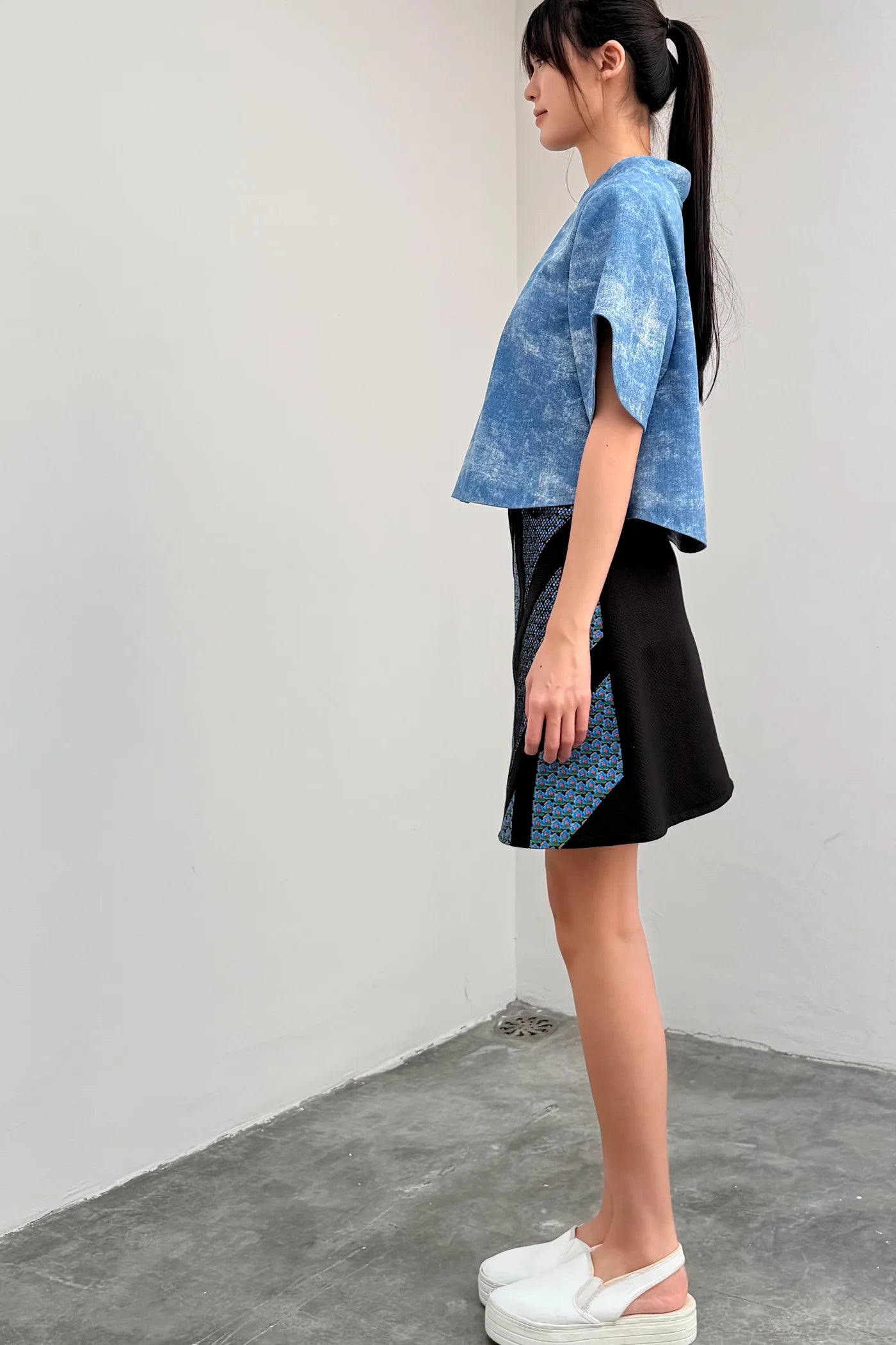 LUNAR 2026 SK01 || ZIG MINI SKIRT - BEV C multi label store